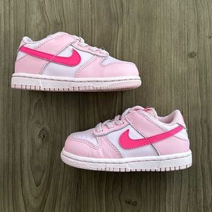 Nike Dunk Low Triple Pink (Toddler)